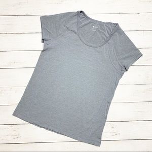 NWT Zella Grey Wolf Active Performance Tee XS